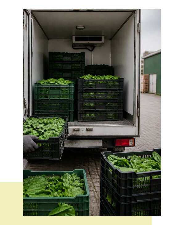 Перевозка шпината в Рязань с сохранением свежести продукции
